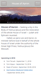 Mobile Screenshot of houseofaaron.org